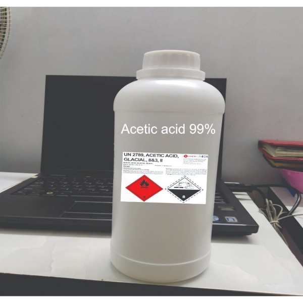 Giấm công nghiệp CH3COOH (Axit axetic) là hợp chất hữu cơ được sử dụng trong công nghiệp hóa chất, thực phẩm, dệt nhuộm