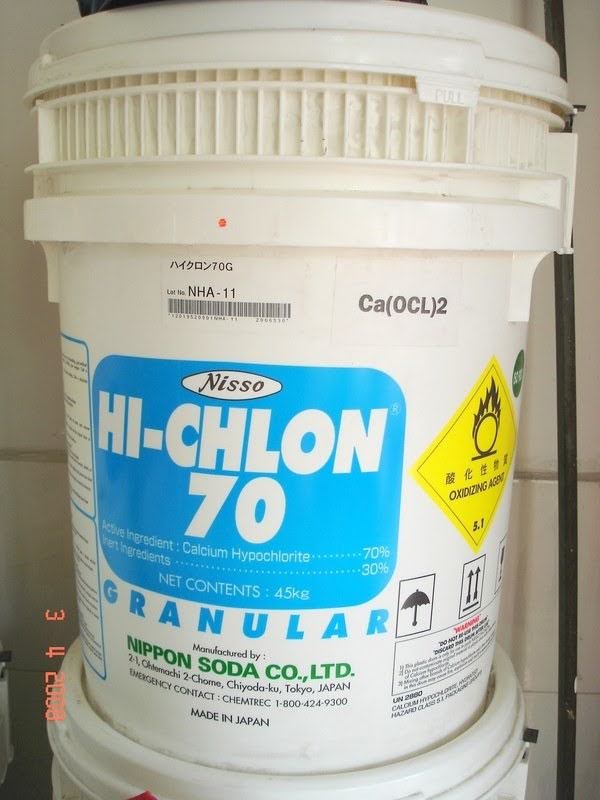 Hóa chất Chlorine 70%